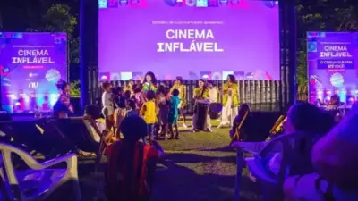 Cinema sob as estrelas no Parque da Cidade