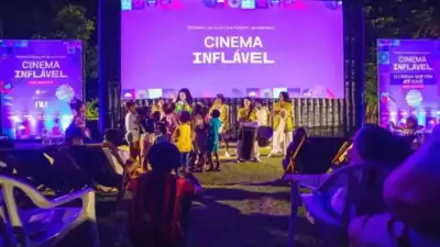 Cinema sob as estrelas no Parque da Cidade
