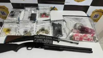 Operação prende traficante com armas e drogas no sisal baiano