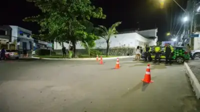 Trânsito no Centro de Lauro durante o Celebra Lauro