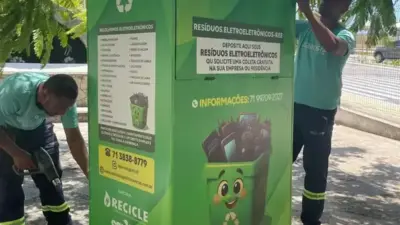 Novo programa combate onda de lixo eletr&ocirc;nico em Lauro de Freitas