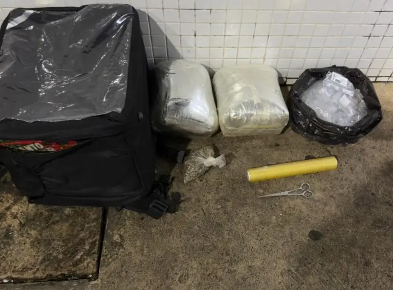 Drogas apreendidas pela policia militar