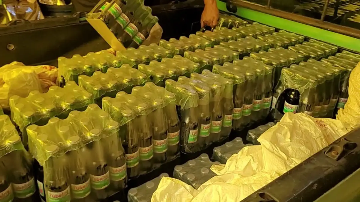 Garrafas de bebidas alcólicas falsificadas