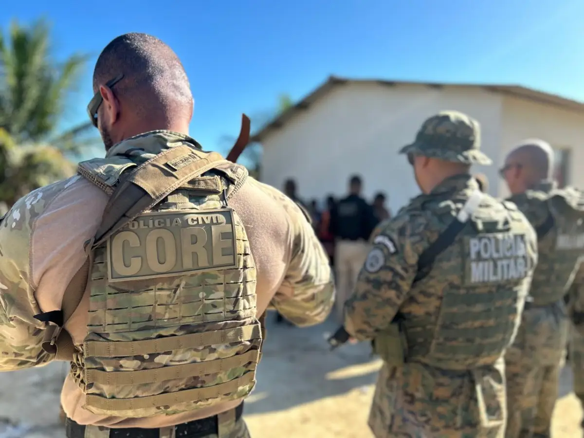 Armas, carregadores e munições foram encontrados pela PC e PM Armas, carregadores e munições foram encontrados pela PC e PM