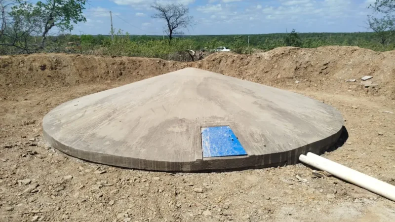 Cisterna no interior da Bahia