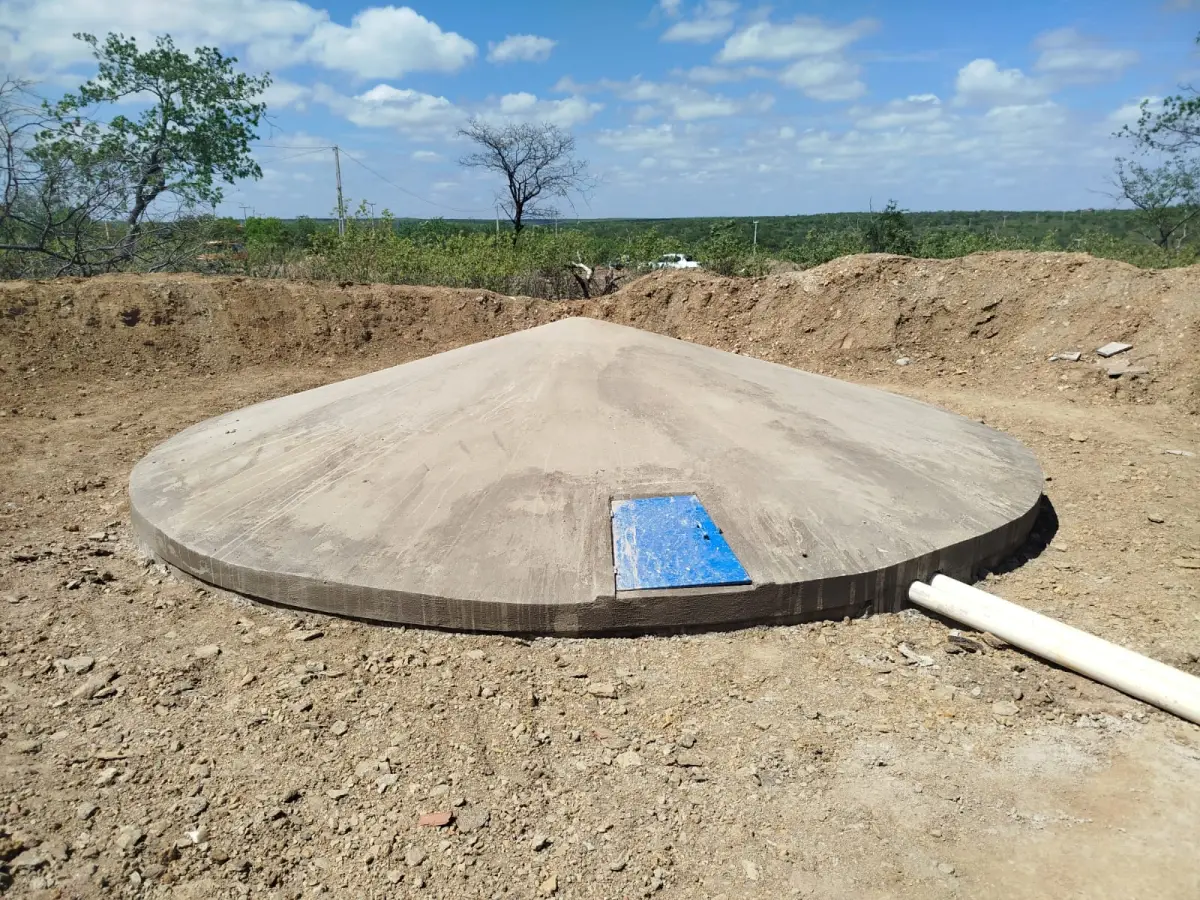 Cisterna no interior da Bahia