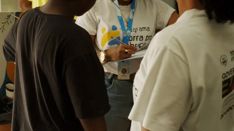 Acolhiento do Governo da Bahia a pessoas em situação de rua