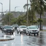 Defesa Civil mant&eacute;m alerta m&aacute;ximo para chuvas em Lauro de Freitas