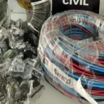 Homem preso por vender material furtado da Coelba em Coité