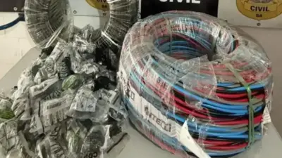 Homem preso por vender material furtado da Coelba em Coit&eacute;