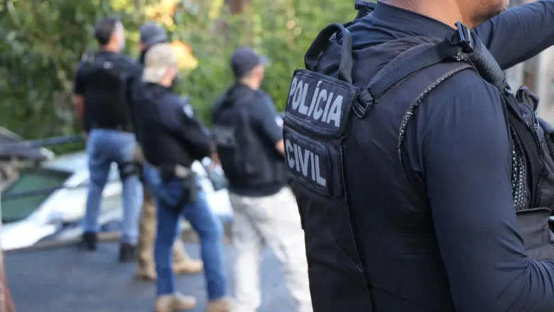 Policiais civis em operação