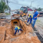 Nova tubulação em Itinga busca reduzir alagamentos