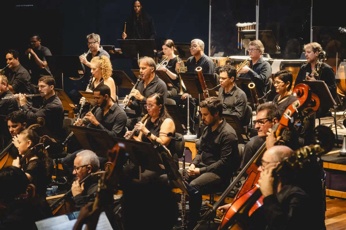 OSBA tocando no teatro OSBA tocando no teatro