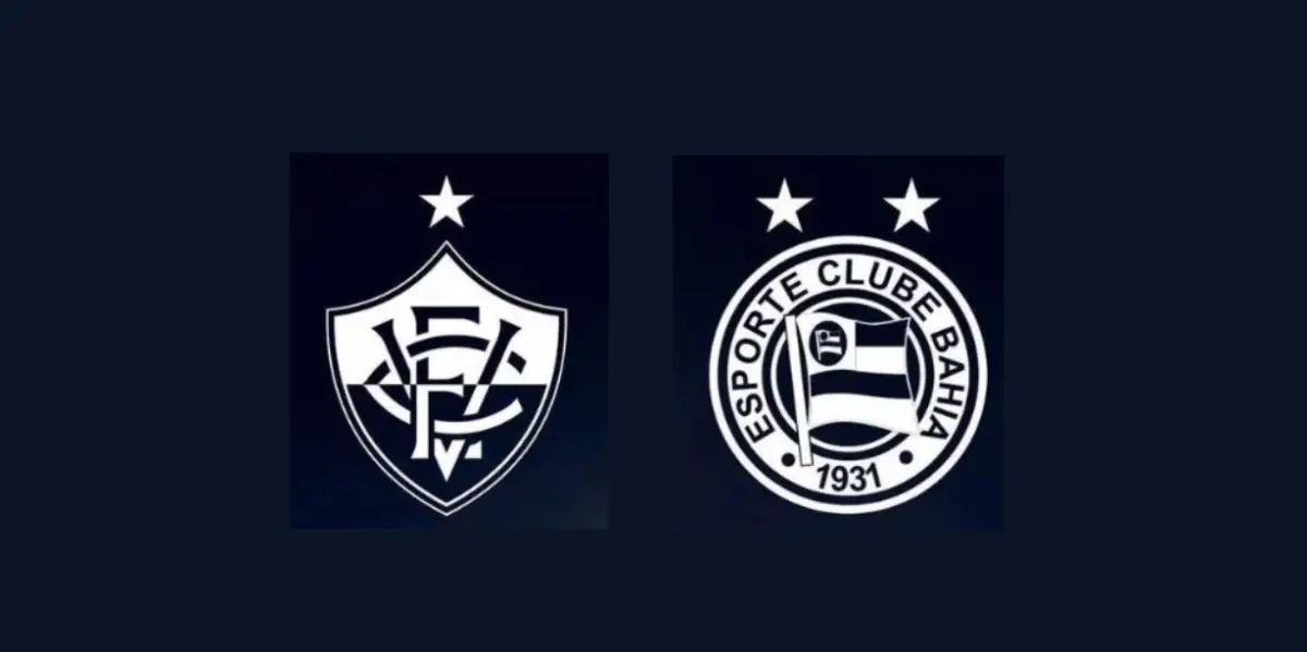 Brasão do EC Bahia e EC Vitoria
