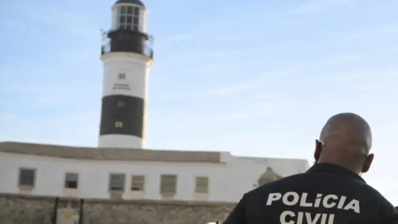 Policial civil na Barra