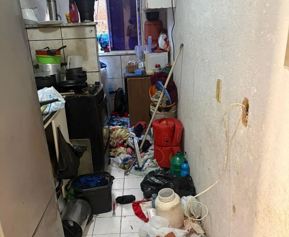 Casa em estado deplorável