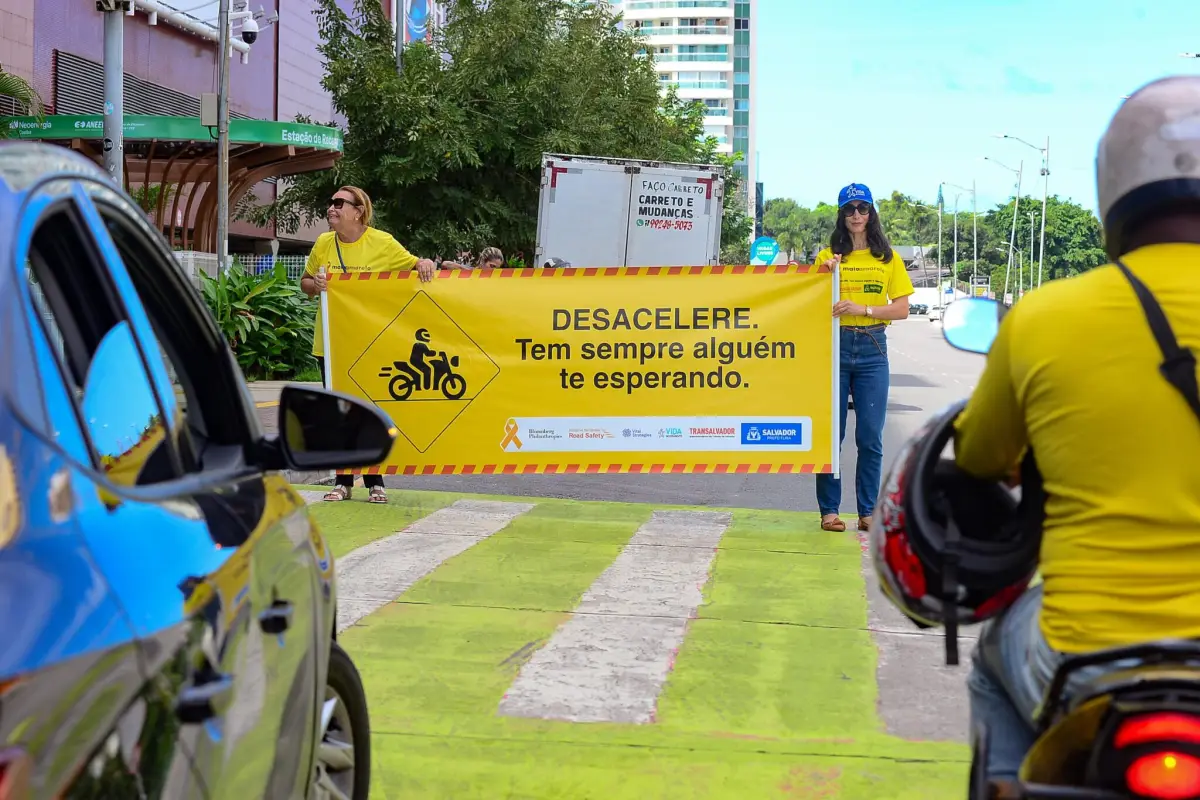 Ação contra acidentes no trânsito