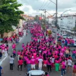 Caminhada Viva Mulher 2026 em Lauro de Freitas pede paz e direitos nesta sexta (27)