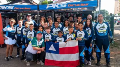 Ciclistas baianos conquistam 18 p&oacute;dios na Copa Brasil de BMX em 2026