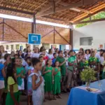 Prefeita D&eacute;bora Regis inaugura espa&ccedil;o de conviv&ecirc;ncia revitalizado em escola de Lauro de Freitas