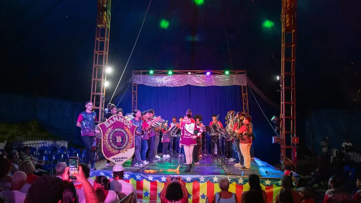 espetáculo no circo