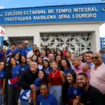 Mascote ganha colégio de tempo integral de R$ 13,1 milhões e ônibus escolar