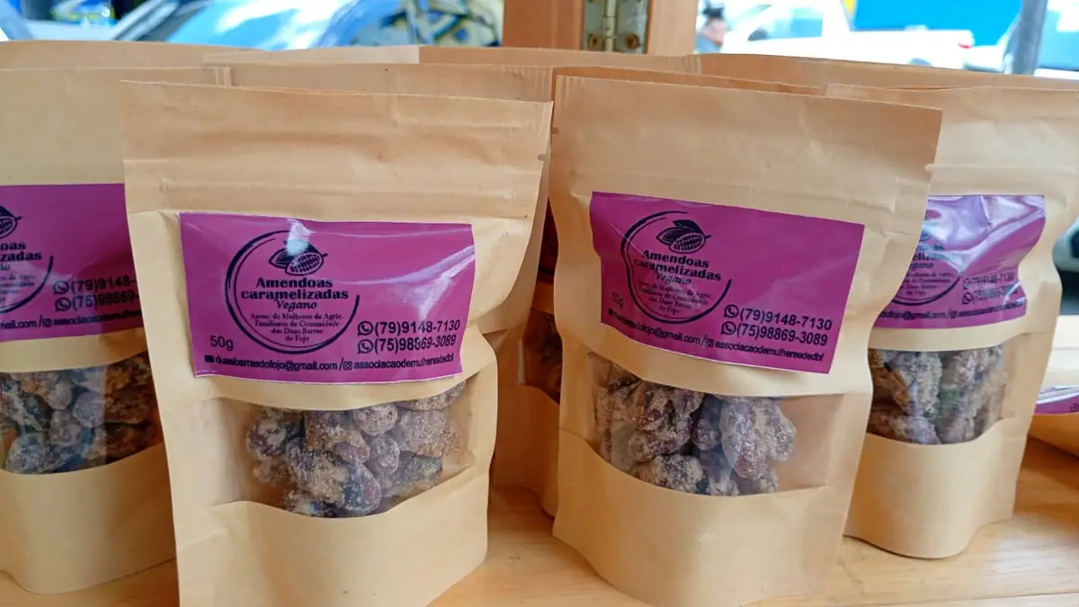 embalagem de produtos de cacau