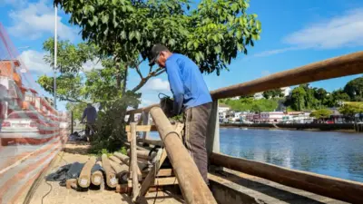 Obras da Conder na Orla de Valença avançam com R$ 1,3 milhão