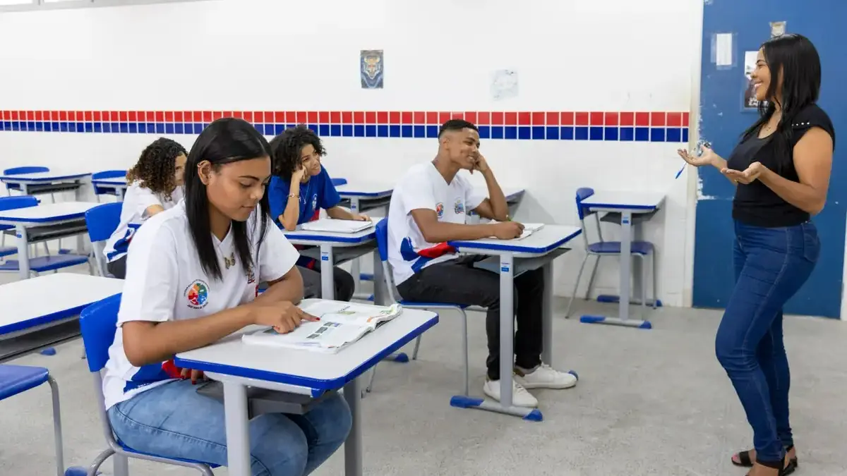 sala em aula