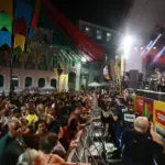 São João no Pelourinho atrai baianos e turistas com forró e decoração