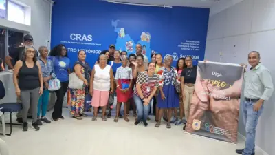 Polícia Civil orienta idosos sobre violência em roda de conversa no Centro Histórico