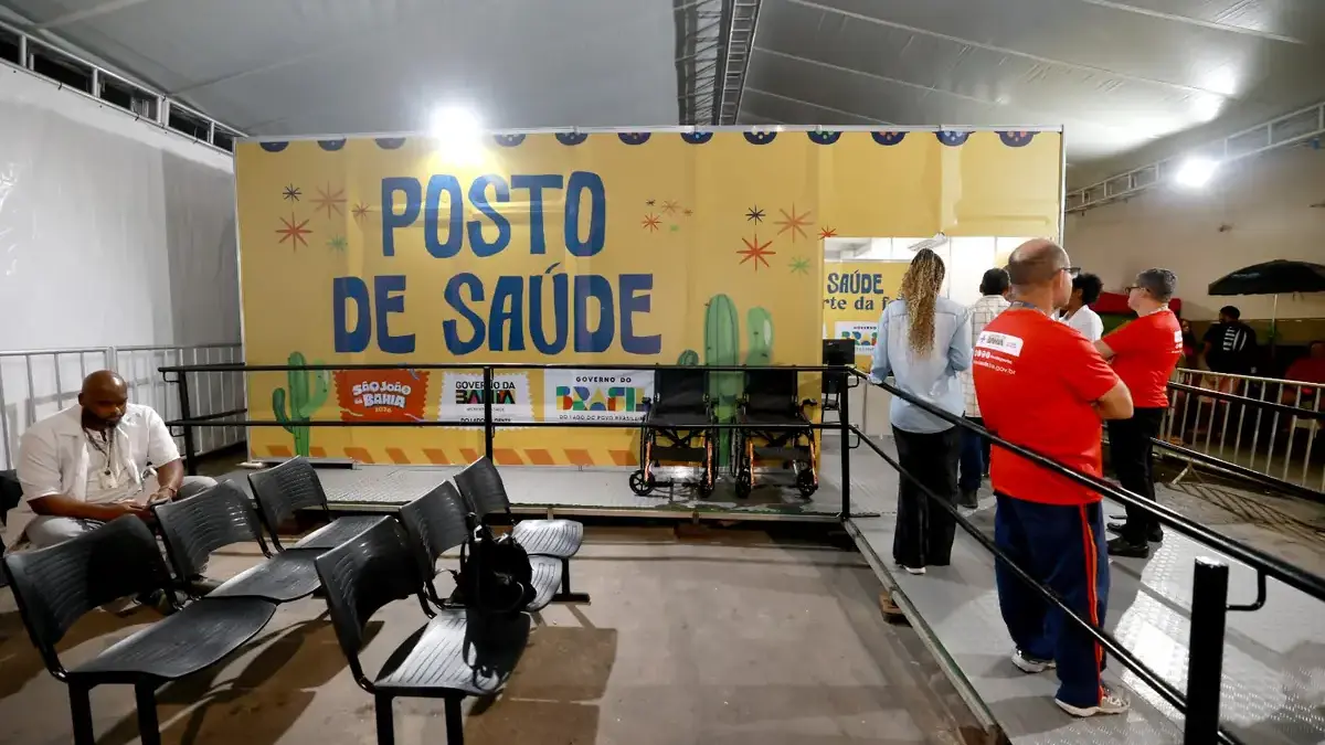 Posto de saúde para São João na Bahia
