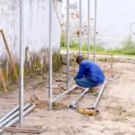 Obras da Arena Poeirão avançam em Portão com instalação de alambrados