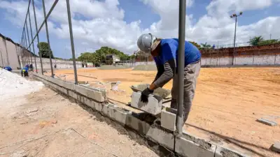 Obras da nova Arena Poeirão avançam em Lauro de Freitas com nova etapa de requalificação
