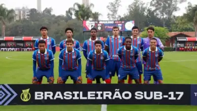 Bahia Sub-17 sofre goleada de 6 a 1 para o São Paulo fora de casa