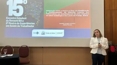 Lauro de Freitas apresenta projeto de combate à tuberculose latente em encontro estadual da RENAST-BA