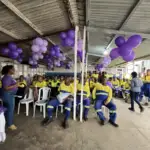 Limpeza pública de Lauro de Freitas recebe palestra sobre enfrentamento à violência contra a mulher