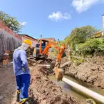 Obras de microdrenagem em Lauro de Freitas avançam com 84% de execução em Vida Nova
