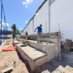 Arena Poeirão avança com concretagem de arquibancada e grama sintética a caminho