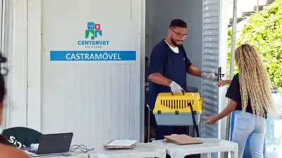 Castramóvel inicia castração gratuita de cães e gatos no Quartel de Amaralina