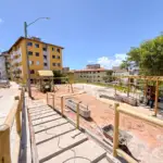 Obras na Praça do Conjunto Dona Lindu, em Itinga, chegam a 40% de execução