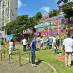 Salvador planta 21 árvores na Barroquinha e avança com restauração de fachadas