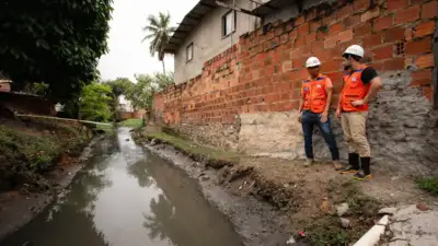 Defesa Civil de Lauro de Freitas vistoria áreas de alagamento em Portão, Itinga e no Centro