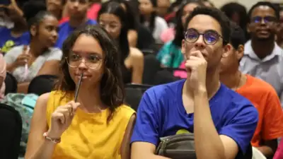 alunos em aulão