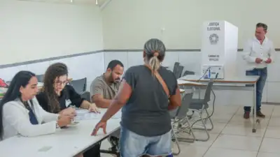 sala de votação eleição